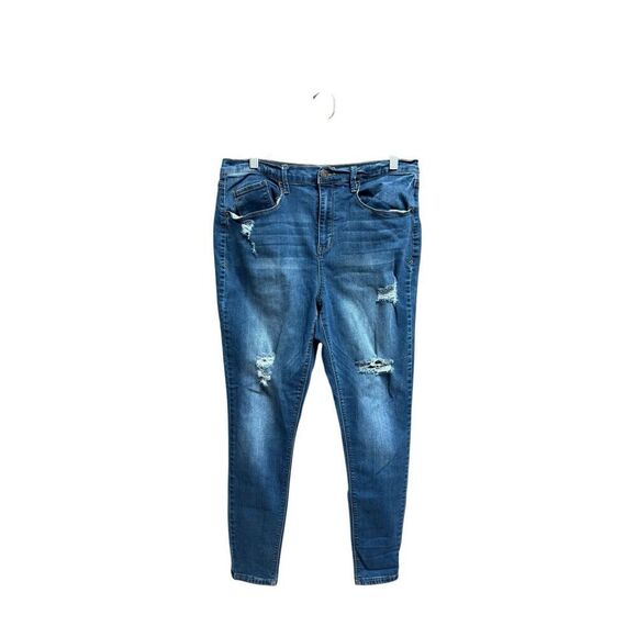 Mudd Women’s High Rise Flx Stretch Jegging Size 15 - Picture 1 of 6